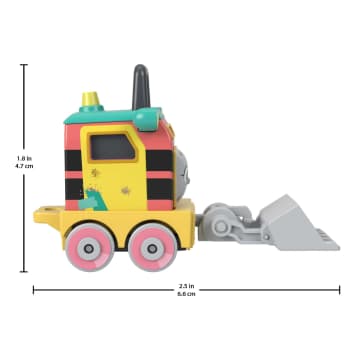 Thomas & Friends Toy Train, Sandy the Rail Speeder Diecast Metal Engine For Preschool Kids - Imagen 7 de 7