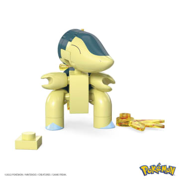 MEGA Pokémon Jogo de Construção Pokébola Colecionável do Cyndaquil