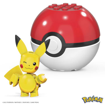 MEGA Pokémon Jogo de Construção Pokébola Pikachu 25 Aniversário