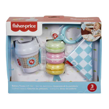 Fisher-Price Bakery Treats Gift Set, 3 Baby Activity Toys