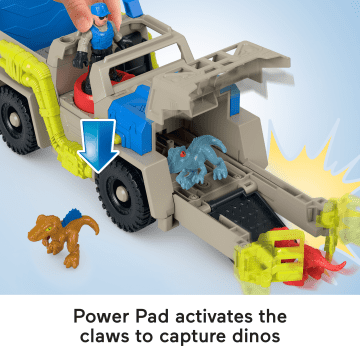 Imaginext Jurassic World Track & Transport Dino Truck Vehicle & Figure Set, 8 Pieces - Image 3 of 3