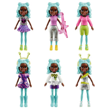 Polly Pocket 2 Poupées et 25 Accessoires Pop Star, Phosphorescent - Imagem 2 de 5