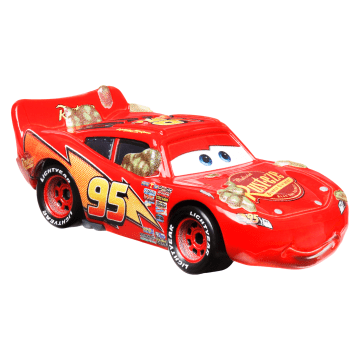 Cars de Disney y Pixar Diecast Vehículo de Juguete Paquete de 2 Mate & Rayo McQueen Cactus