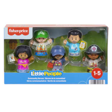 Fisher-Price Little People Community Heroes Figure Set For Toddlers, 5 Characters