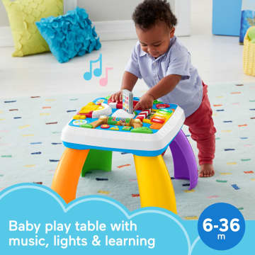 Fisher-Price Laugh & Learn Around the Town Learning Table Baby & Toddler Toy With Music & Lights