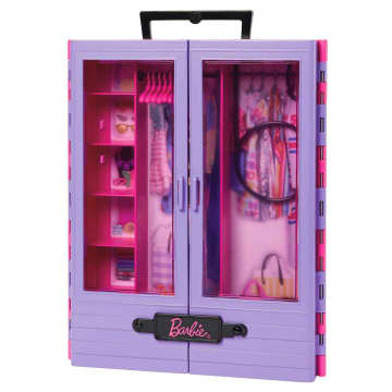 Barbie Ultimate Closet Doll And Playset Portable Fashion Toy With Doll, Clothes And Accessories