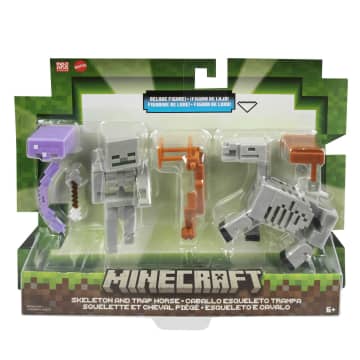 Minecraft Vanilla Figura de Acción Paquete Caballo Esqueleto 3.25