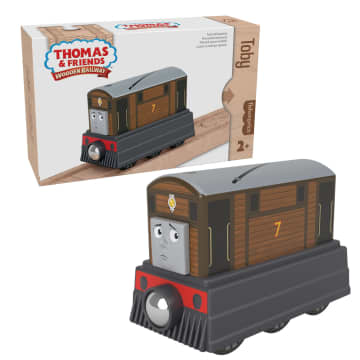Fisher-Price Thomas & Friends Wooden Railway Toby Engine