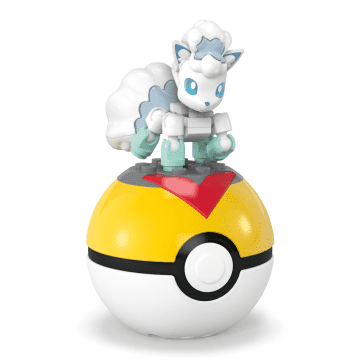 MEGA Pokémon Alolan Vulpix Building Toy Kit, Poseable Action Figure (28 Pieces) For Kids