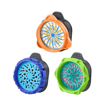 Fisher-Price Sensory Bright Spinnyscopes, Fidget Spinner Light Refracting Toys, 3 Pack - Imagen 2 de 5