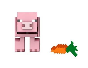 Minecraft Vanilla Figura de Brinquedo Porco 3.25"
