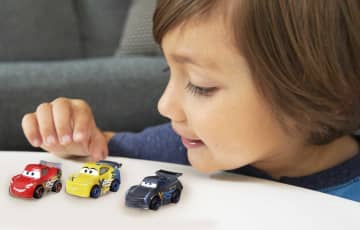 Disney And Pixar Cars Toys, Mini Racers 3-Pack Metal Toy Cars
