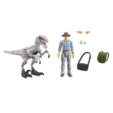 Jurassic World Collection Hammond Dr Grant et Vélociraptor - Image 4 of 6