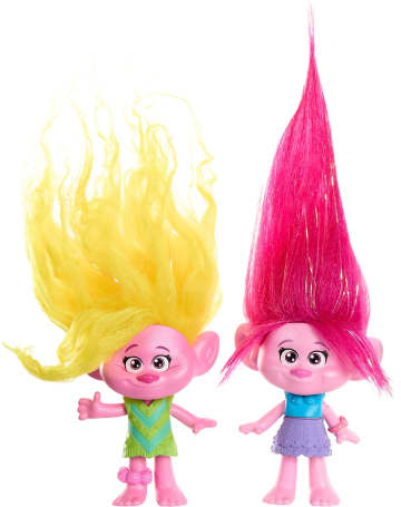 Dreamworks Trolls Band Together Coffret Multiplie Fête Chatoyante Avec 5 Petites Poupées et 2 Accessoires Capillaires - Imagem 2 de 6