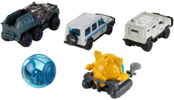 Matchbox Jurassic World 1:64 Die-Cast Vehicle & Dinosaur 5-Packs - Imagen 3 de 4