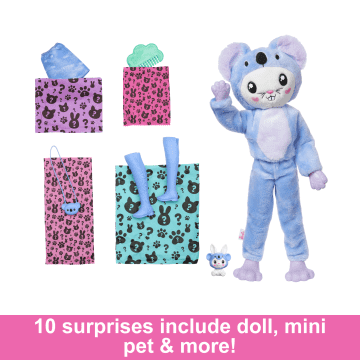 Barbie Cutie Reveal Costume-Themed Doll & Accessories With 10 Surprises, Bunny As A Koala - Image 3 of 6