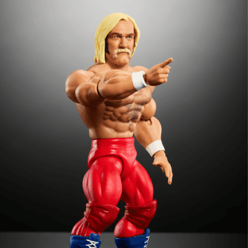 WWE Superstars Hulk Hogan Action Figure & Accessories Set, 6-inch Retro Collectible With Articulation - Imagem 3 de 6