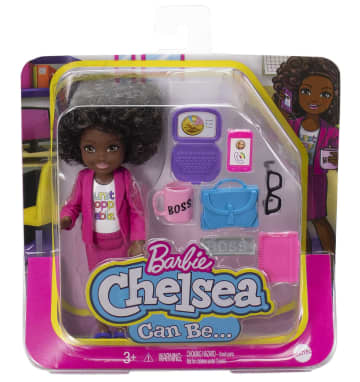 Barbie Chelsea Can Be Playset With Brunette Chelsea Boss Doll