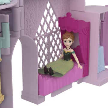 Disney Frozen Storytime Stackers Playset, Anna’S Arendelle Castle Dollhouse With Small Doll - Image 5 of 6