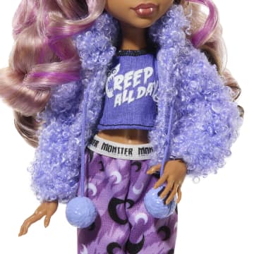 Monster High Doll And Sleepover Accessories, Clawdeen Wolf, Creepover Party