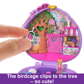 Polly Pocket Dolls And Playset, Travel Toys, Hedgehog Coffee Shop Compact - Image 5 of 6