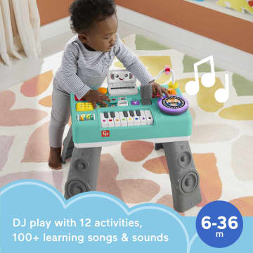 Fisher-Price Laugh & Learn Mix & Learn DJ Table Baby & Toddler Interactive Learning Toy - Image 2 of 6