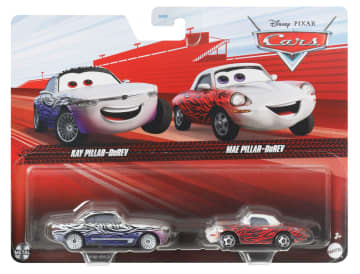 Cars de Disney y Pixar Diecast Vehículo de Juguete Paquete de 2 Kay Pillar & May Pillar