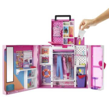 Barbie Fashion & Beauty Conjunto de Brinquedo Novo Armário dos Sonhos com Boneca