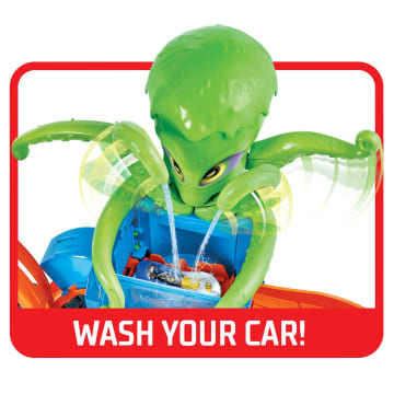 Hot Wheels City Ultimate Octo Car Wash Playset With 1 Color Reveal Car For Kids 4 Years & Up