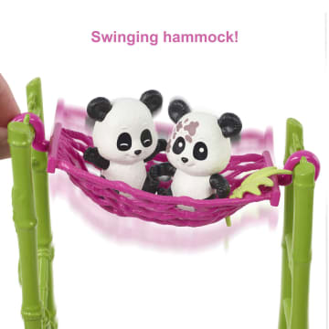 Barbie® Doll and Accessories, Panda Care and Rescue™ Playset With Color-Change and 20+ Pieces