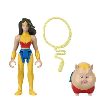 Fisher-Price DC League of Super Pets Juguete para Bebés PB & Mujer Maravilla