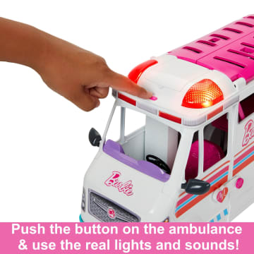 Barbie Toys, Transforming Ambulance And Clinic Playset, 20+ Accessories, Care Clinic - Image 4 of 6