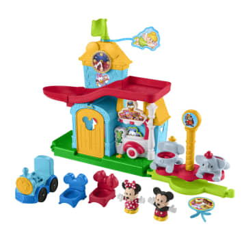Fisher-Price Little People Toddler Toy, Disney Mickey & Friends Playset With Sounds, 6 Pieces - Image 1 of 6