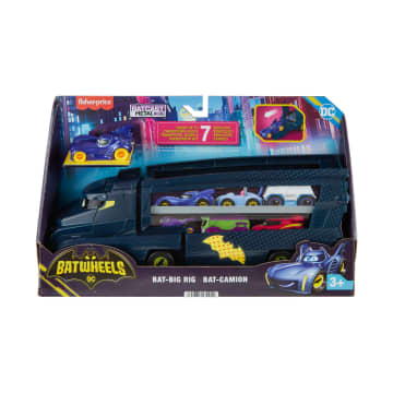 Fisher-Price DC Batwheels Toy Hauler And Car, Bat-Big Rig With Ramp And Vehicle Storage - Imagen 6 de 6