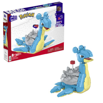 MEGA Pokémon Figurine Articulée Lokhlass, 527 Pces, Pour enfants