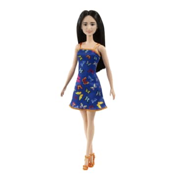 Barbie Fashion & Beauty Muñeca Vestido Azul con Mariposas - Image 1 of 6