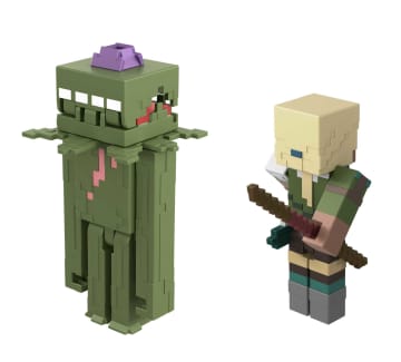 Minecraft Vanilla Figura de Acción Paquete de 2 Explorer y Whisperer 3.25"
