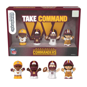 Little People Collector Washington Commanders Special Edition Set For Adults & NFL Fans, 4 Figures - Image 1 of 6