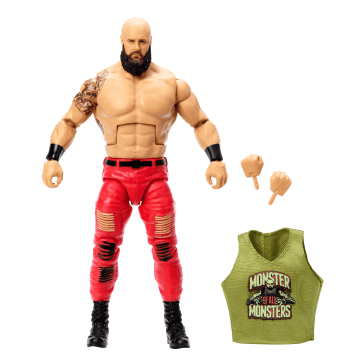 WWE Elite Braun Strowman Action Figure, 6-inch Collectible Superstar With Articulation & Accessories
