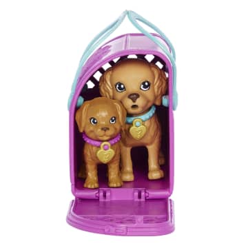 Barbie Conjunto de Brinquedo Adota um Cachorrinho Vestido Rosa