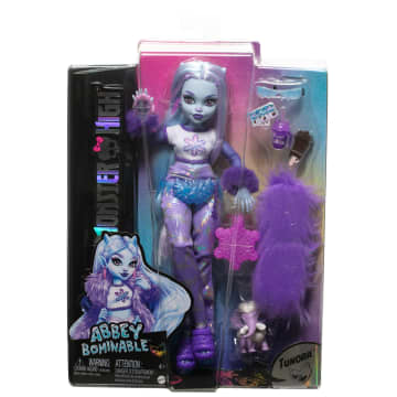 Monster High Doll, Abbey Bominable Yeti Fashion Doll With Accessories
