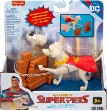 Fisher-Price DC League of Super Pets Juguete para Bebés Figura de Acción Krypto