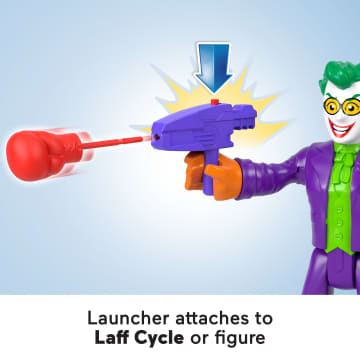 Imaginext DC Super Friends the Joker XL Figure And Laff Cycle Vehicle Set For Kids, 10-Inches - Imagen 4 de 6