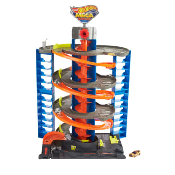 Hot Wheels City Pista de Brinquedo Mega Garage - Image 5 of 6