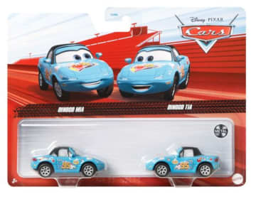 Cars de Disney y Pixar Vehículo de Juguete Dinoco Mia & Dinoco Tia Paquete de 2