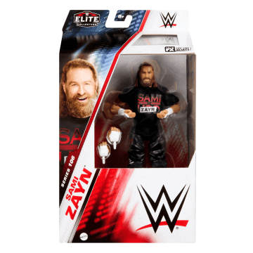 WWE Elite Sami Zayn Action Figure, 6-inch Collectible Superstar With Articulation & Accessories - Image 2 of 3