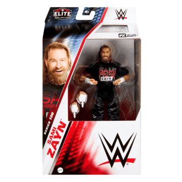 WWE Elite Sami Zayn Action Figure, 6-inch Collectible Superstar With Articulation & Accessories - Imagen 2 de 3