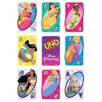 UNO Disney Princesses Matching Card Game, 112 Cards With Unique Wild Card