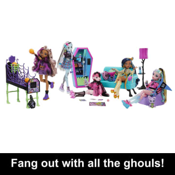 Monster High Student Lounge Playset, Furniture And Accessories