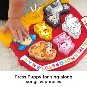 Fisher-Price Laugh & Learn Farm Animal Puzzle Shape Sorting Baby Toy With Music & Sounds